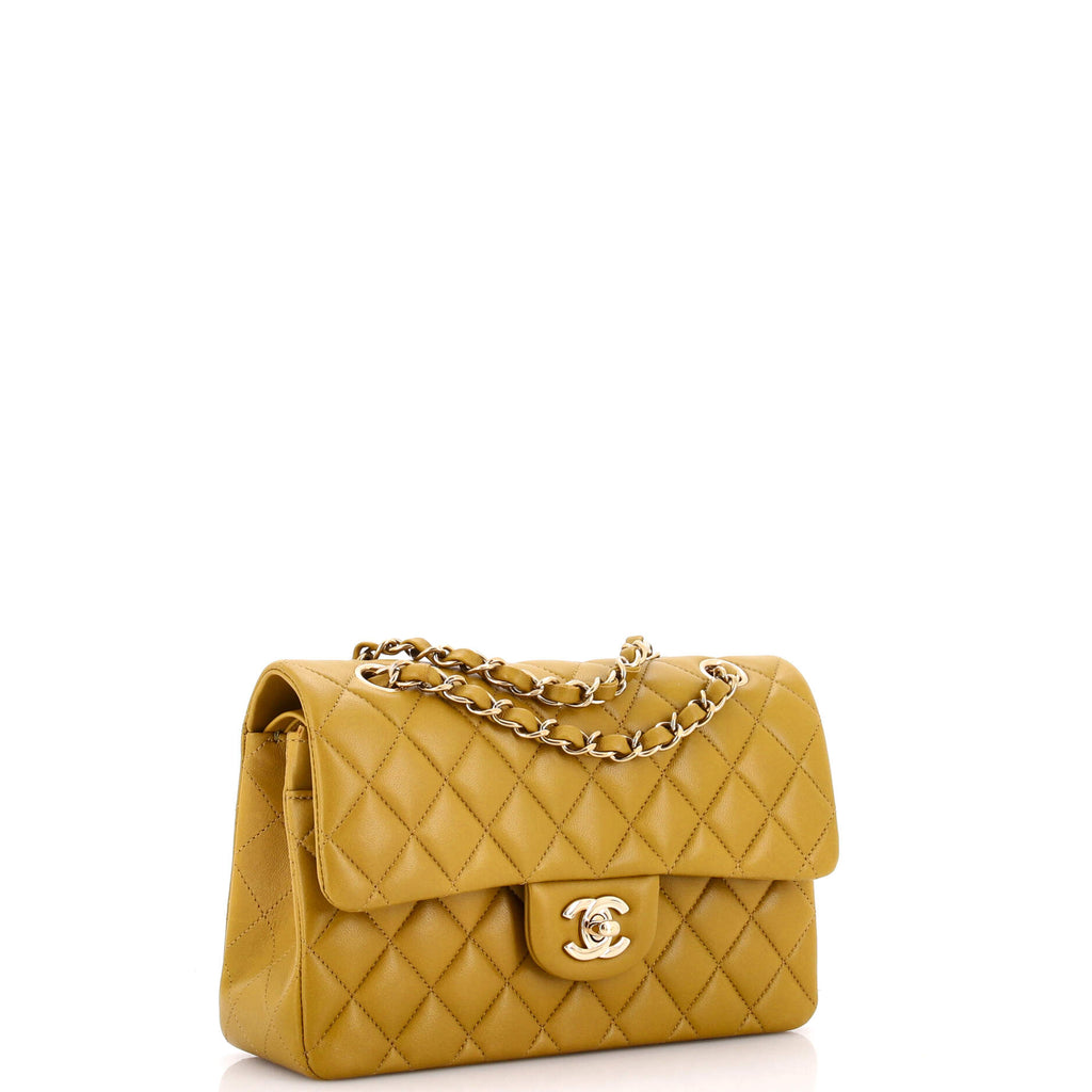 Classic Double Flap Bag Quilted Lambskin Small