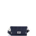 Baguette Soft Trunk Phone Pouch Zucca Embossed Leather