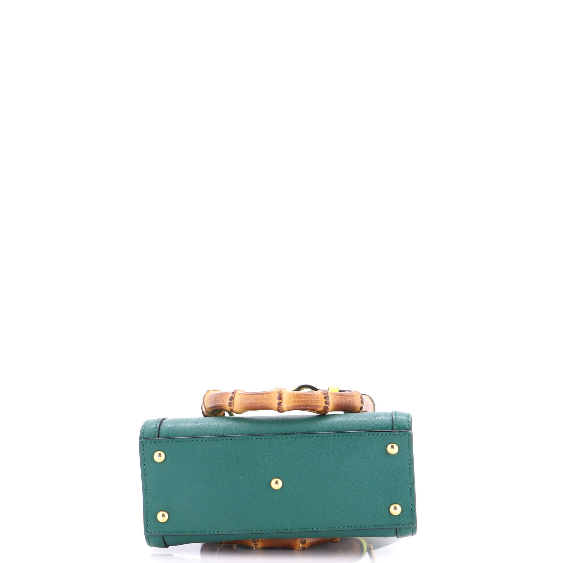 Diana NM Bamboo Handle Tote Leather Mini
