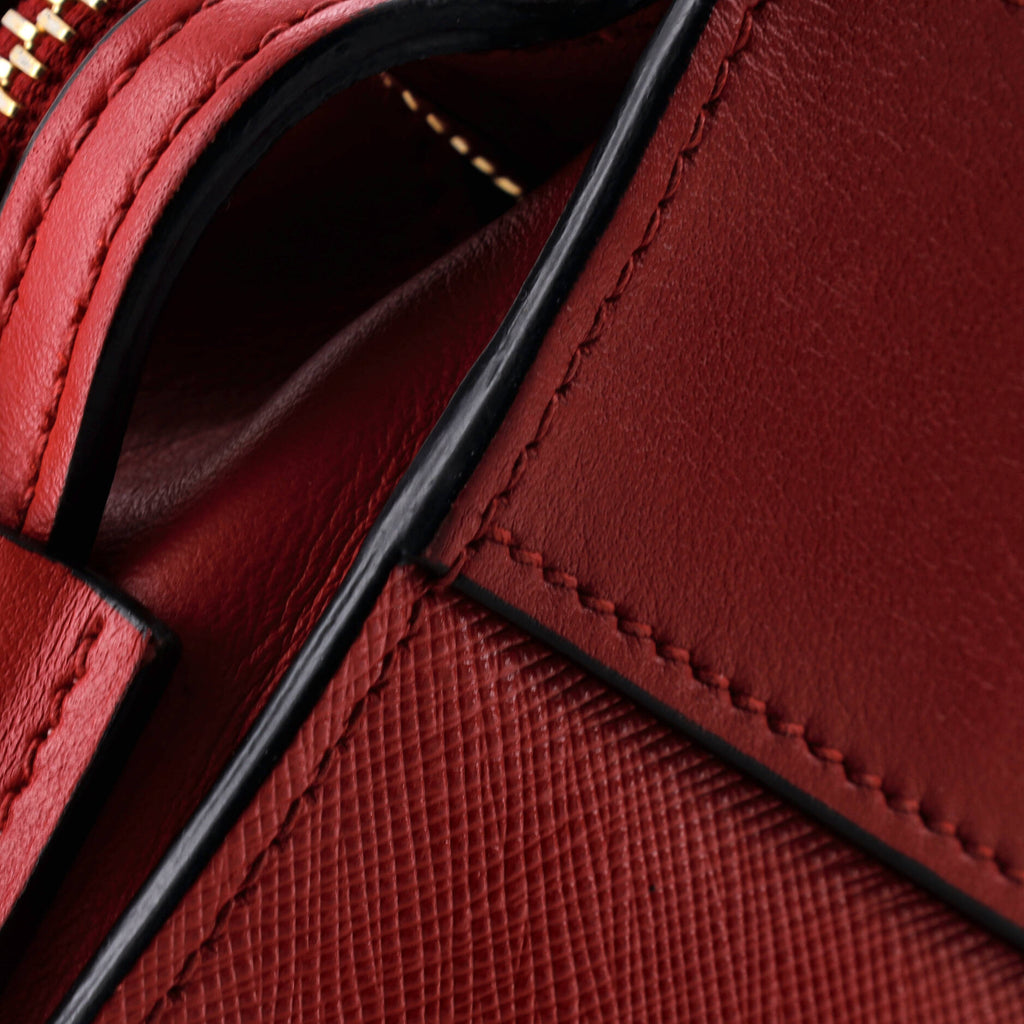 Esplanade Crossbody Bag Saffiano with City Calf Small