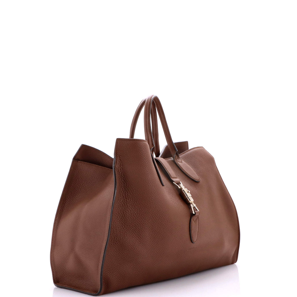 Jackie Soft Tote Leather Large