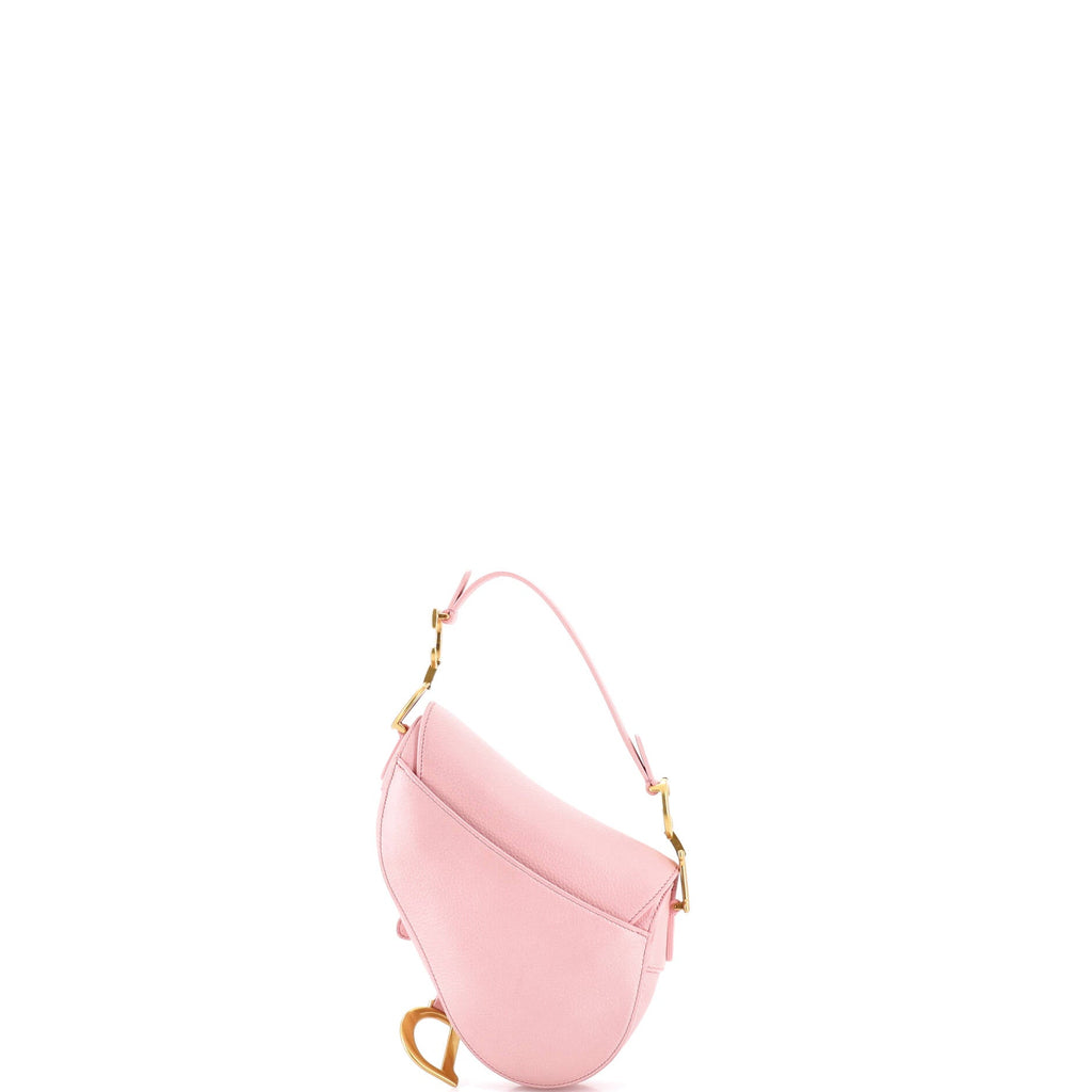 Saddle Handbag with Strap Leather Mini