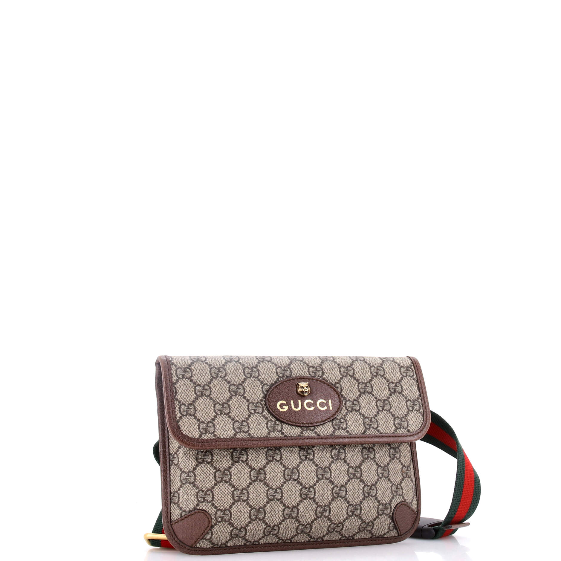 Neo Vintage Flap Belt Bag GG Coated Canvas