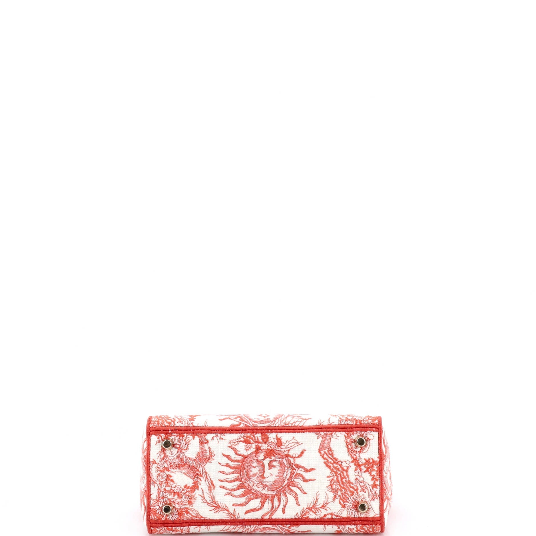 Lady D-Lite Bag Embroidered Canvas Medium