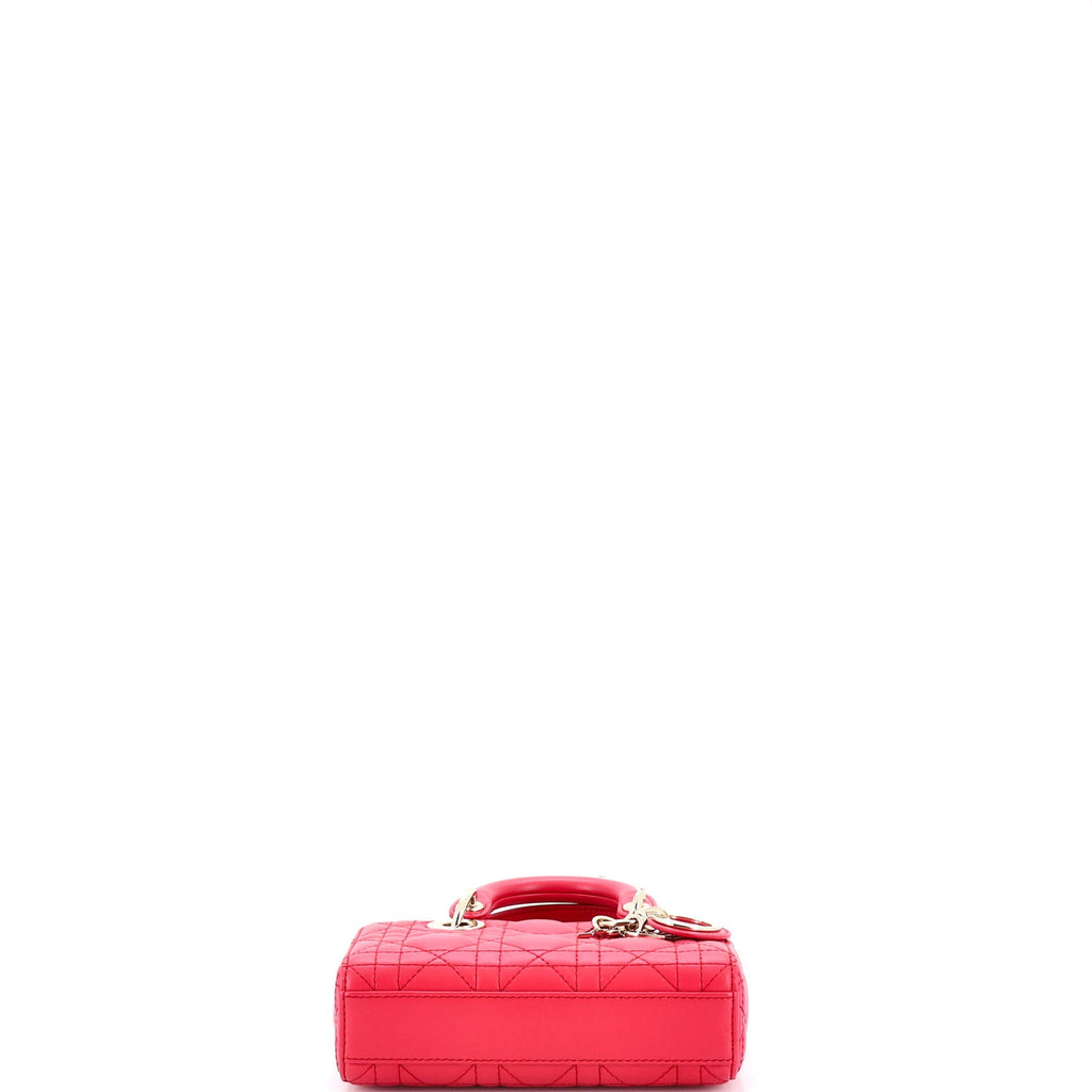 Lady D-Joy Bag Cannage Quilt Lambskin Micro