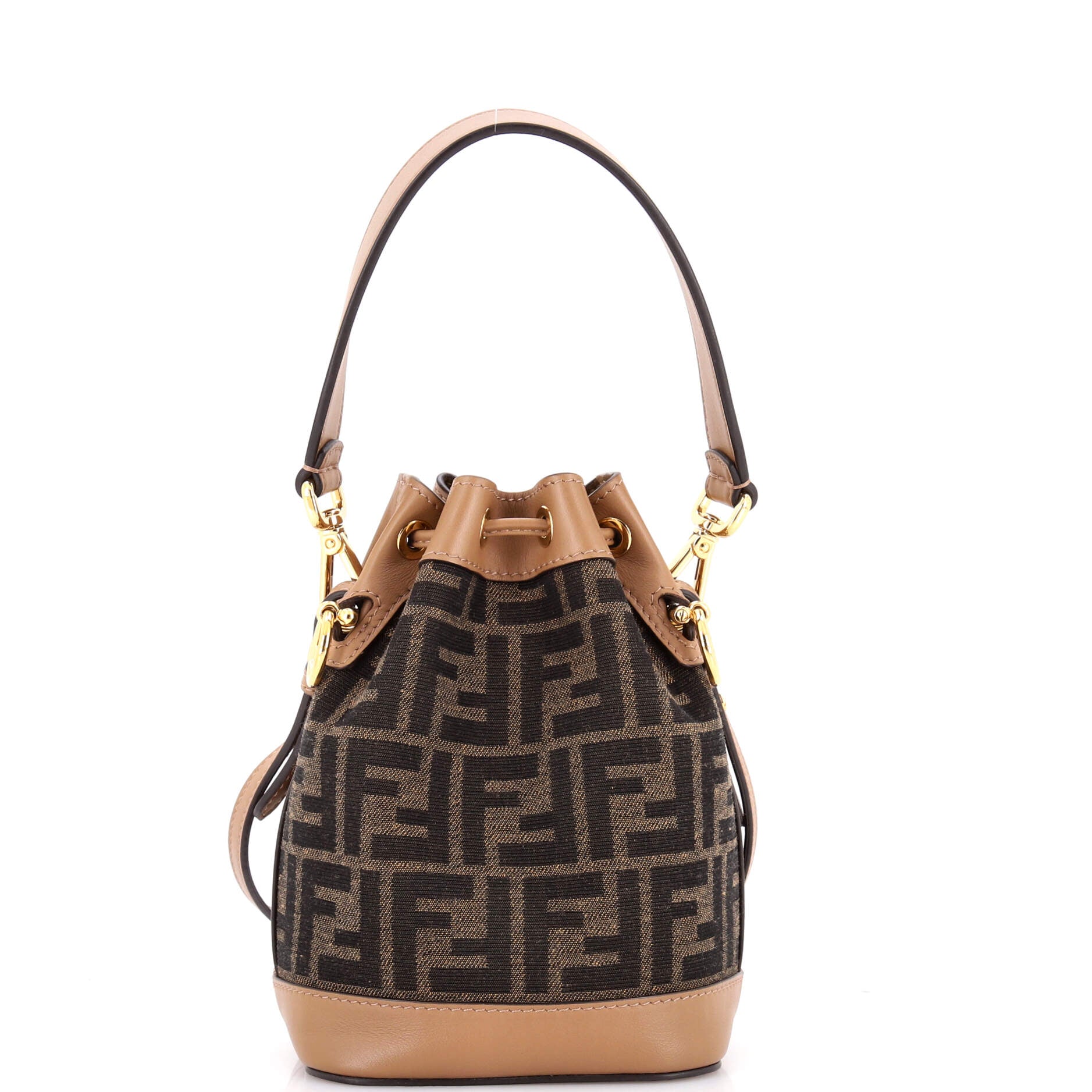 Mon Tresor Bucket Bag Zucca Canvas Mini