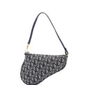 Vintage Saddle Bag Diorissimo Canvas Mini