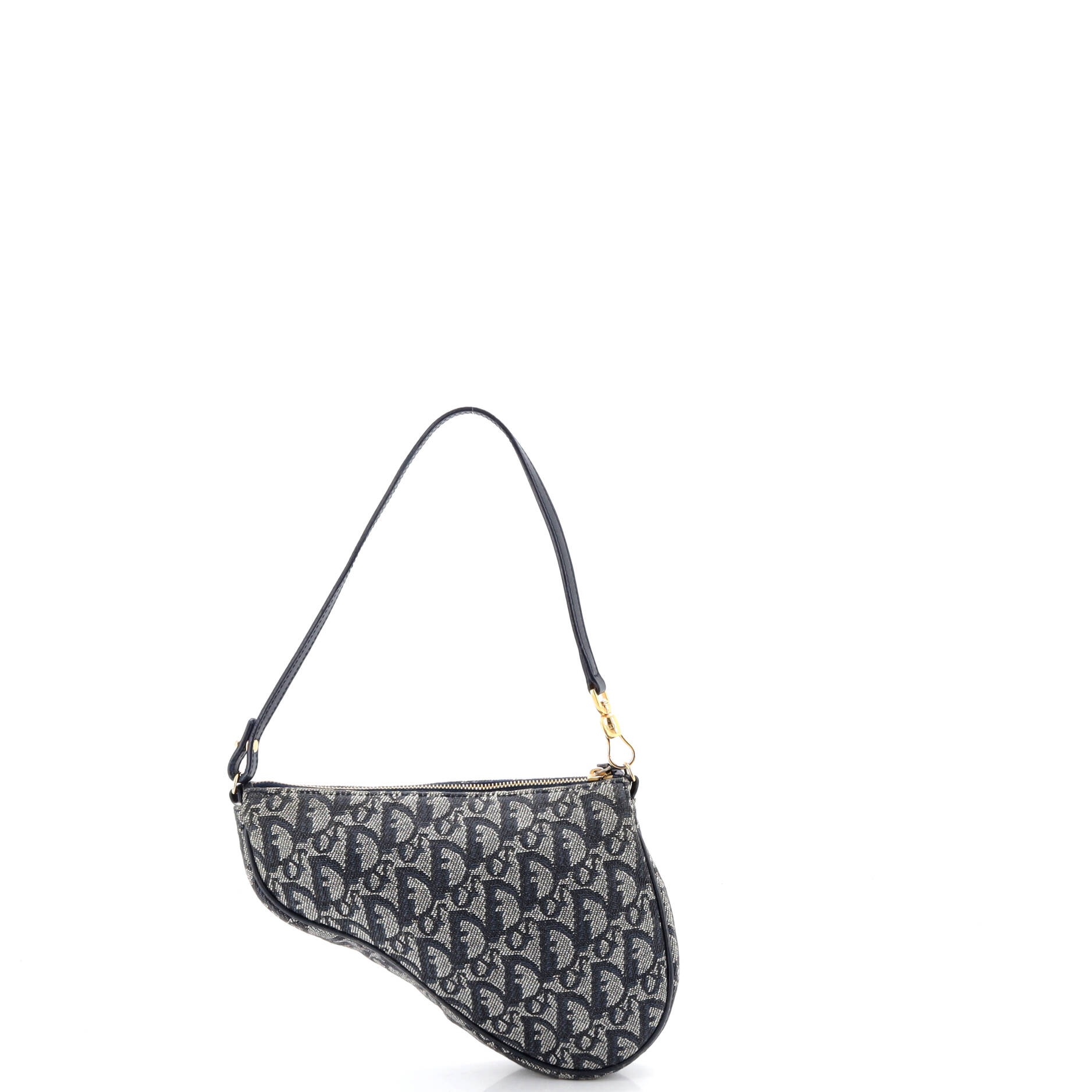 Vintage Saddle Bag Diorissimo Canvas Mini