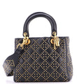 Supple Lady Dior Bag Cannage Studded Lambskin Medium