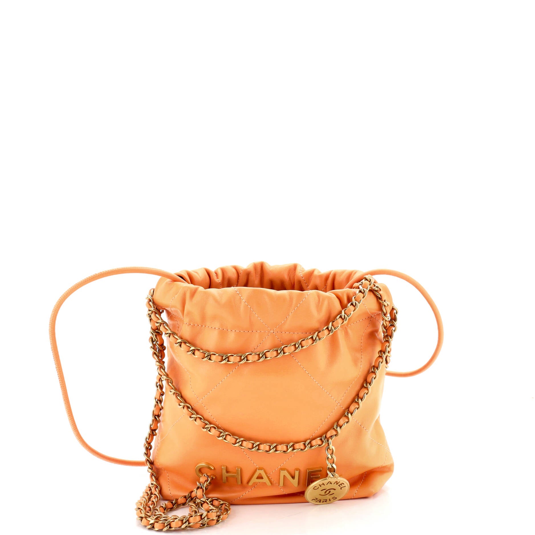 22 Chain Hobo Quilted Calfskin Mini