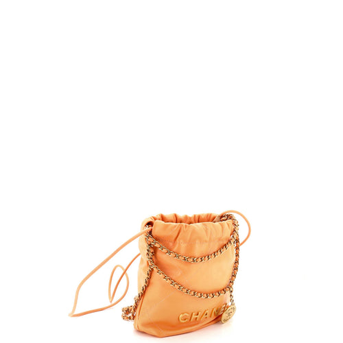 22 Chain Hobo Quilted Calfskin Mini