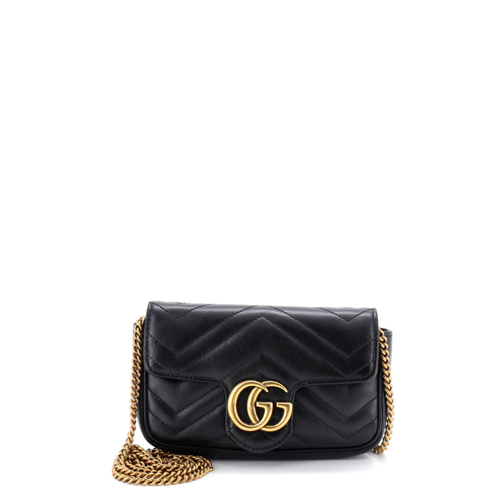 GG Marmont Flap Bag Matelasse Leather Super Mini
