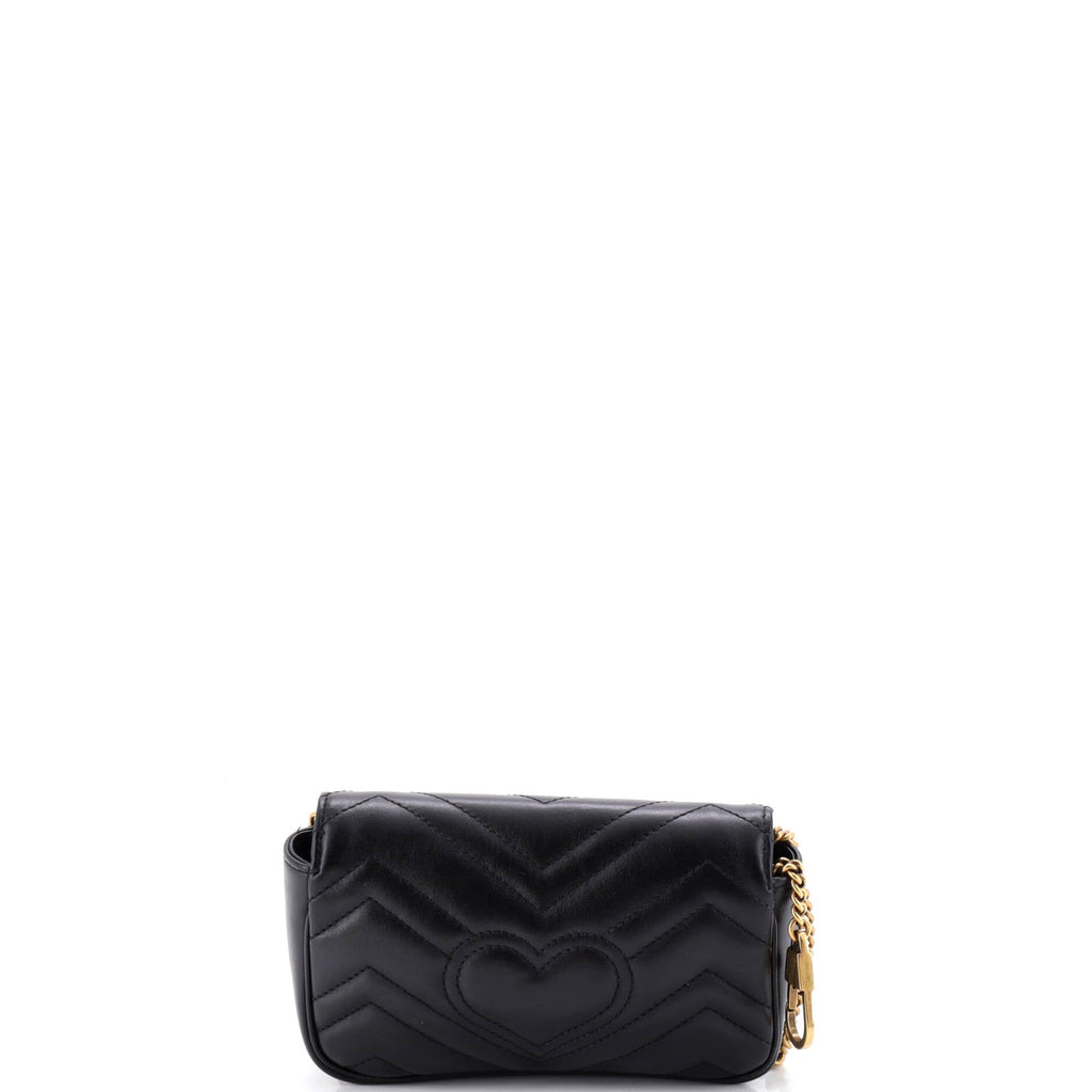 GG Marmont Flap Bag Matelasse Leather Super Mini