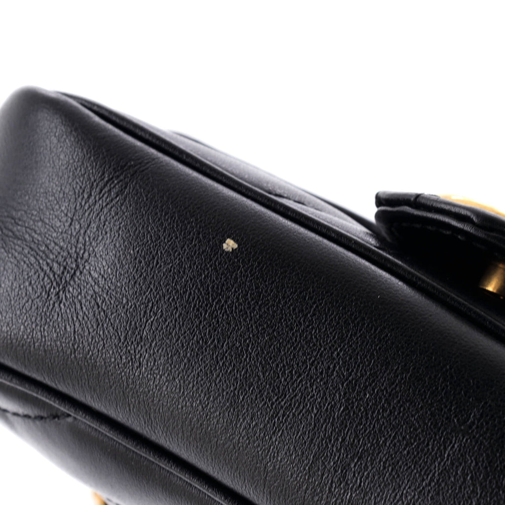 GG Marmont Flap Bag Matelasse Leather Super Mini