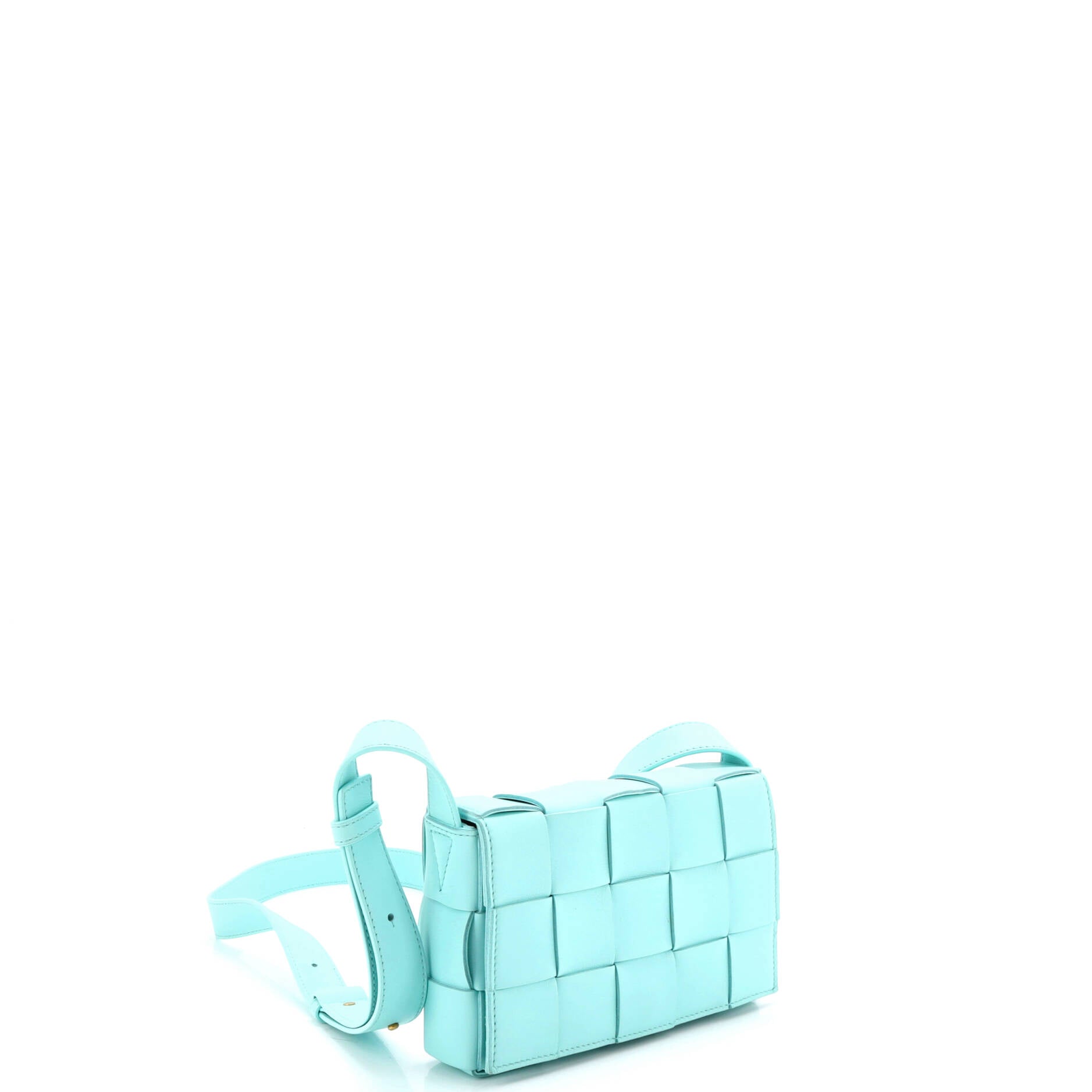 Cassette Crossbody Bag Maxi Intrecciato Leather Small