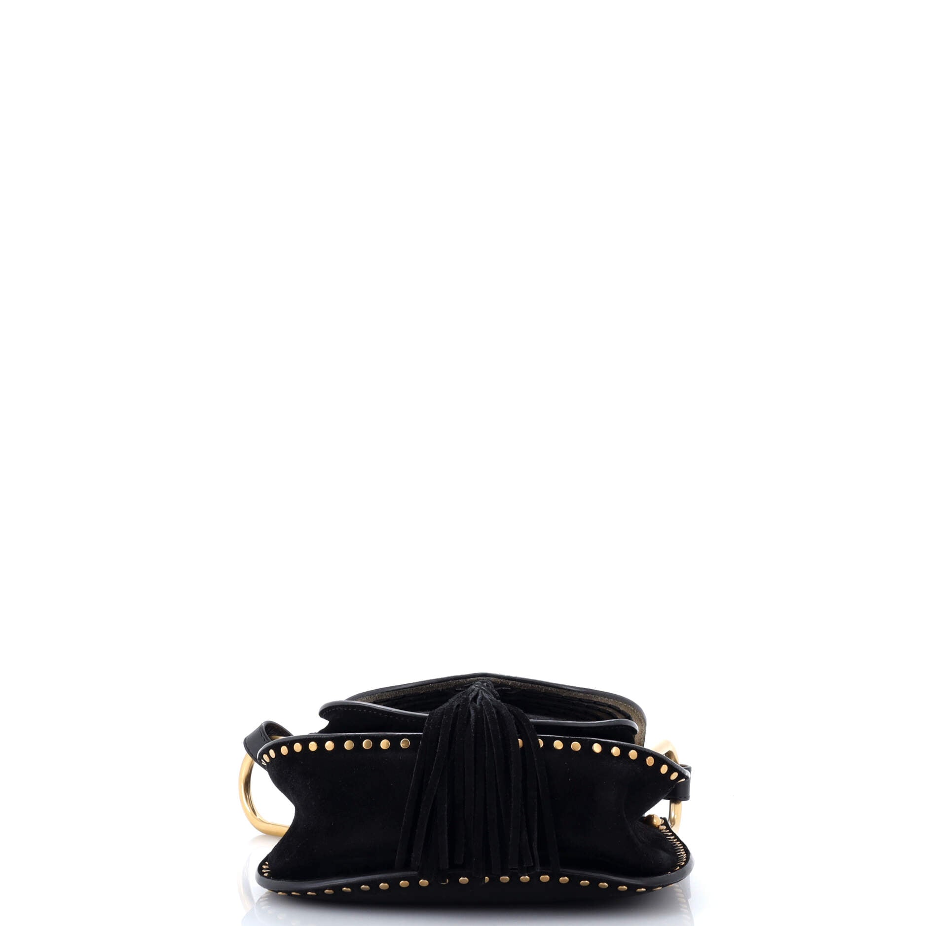 Hudson Handbag Whipstitch Suede Small
