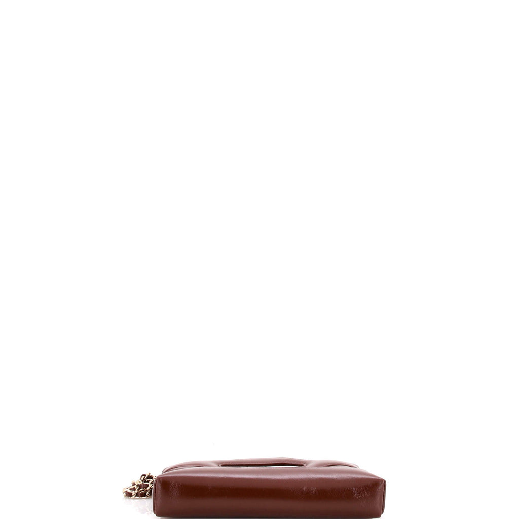 31 Shopping Bag Clutch with Chain Quilted Lambskin Small