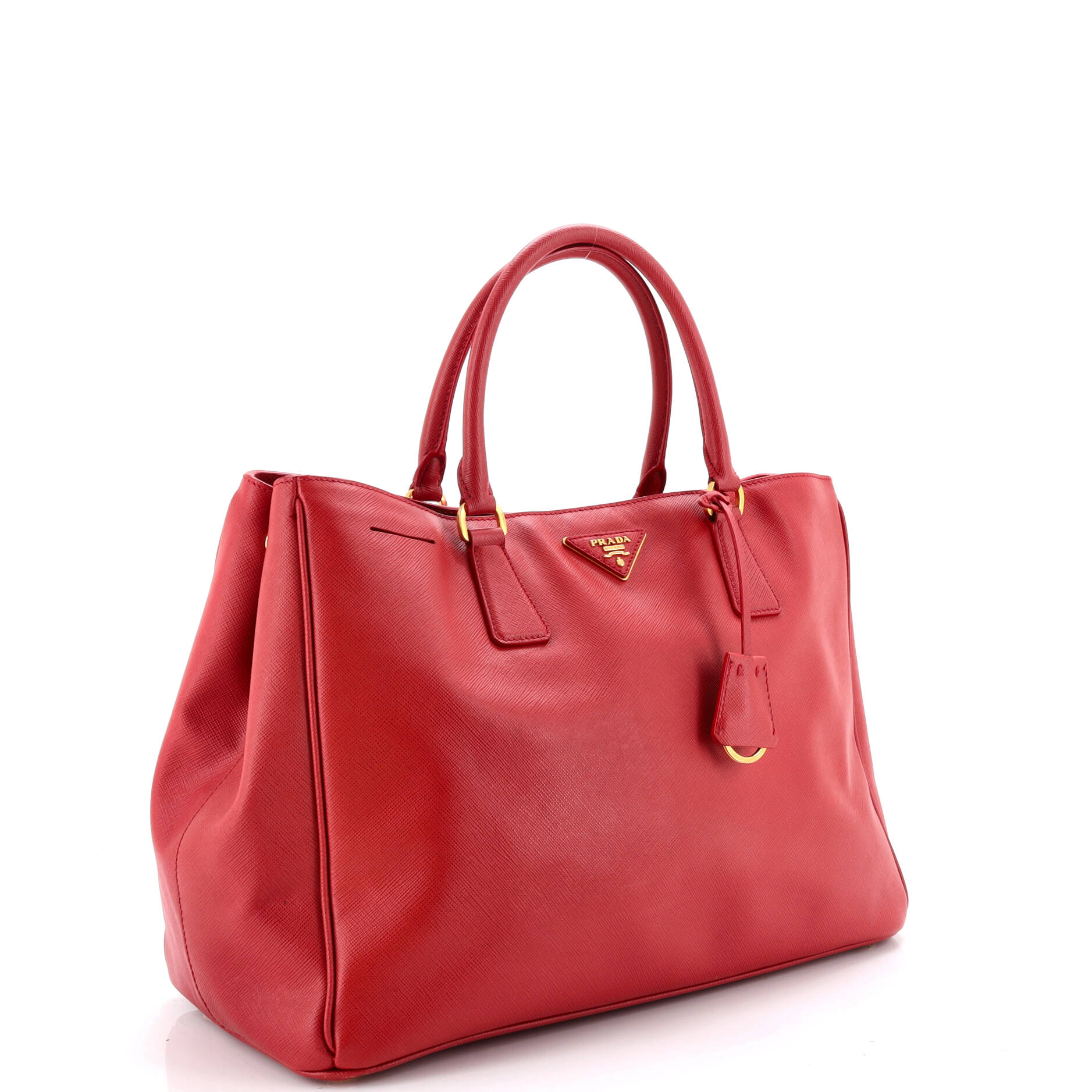 Lux Open Tote Saffiano Leather Large
