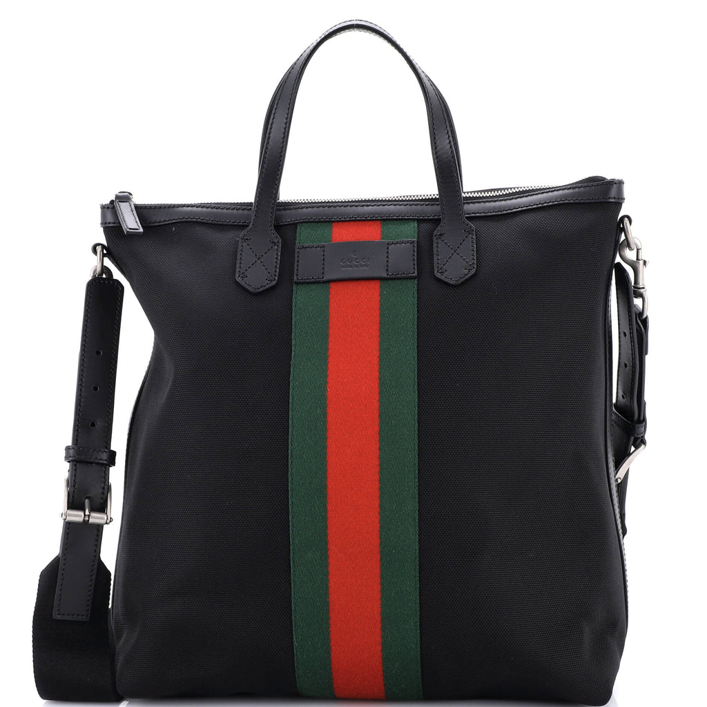 Web Zip Tote Techno Canvas Medium