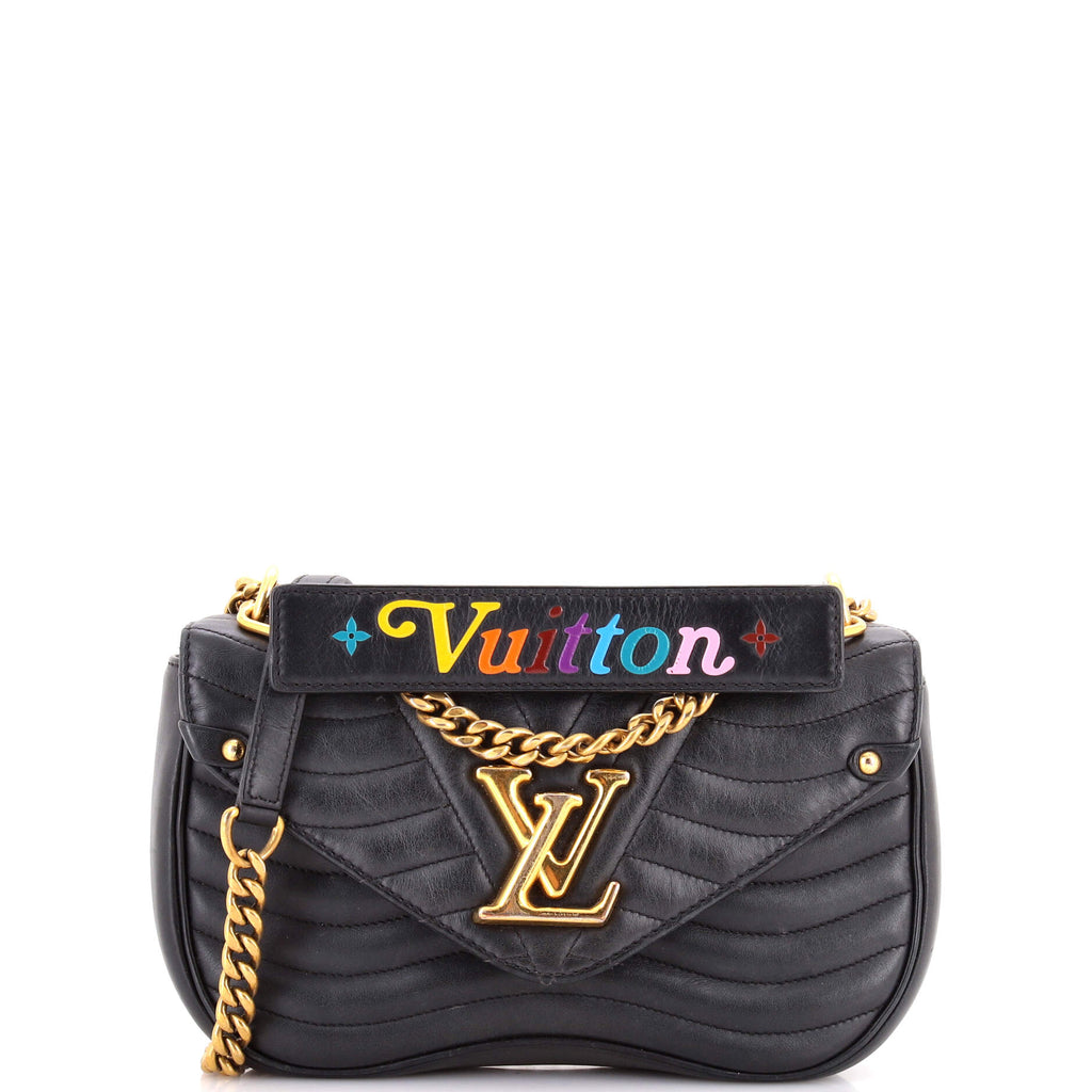 New Wave Chain Bag Quilted Leather MM