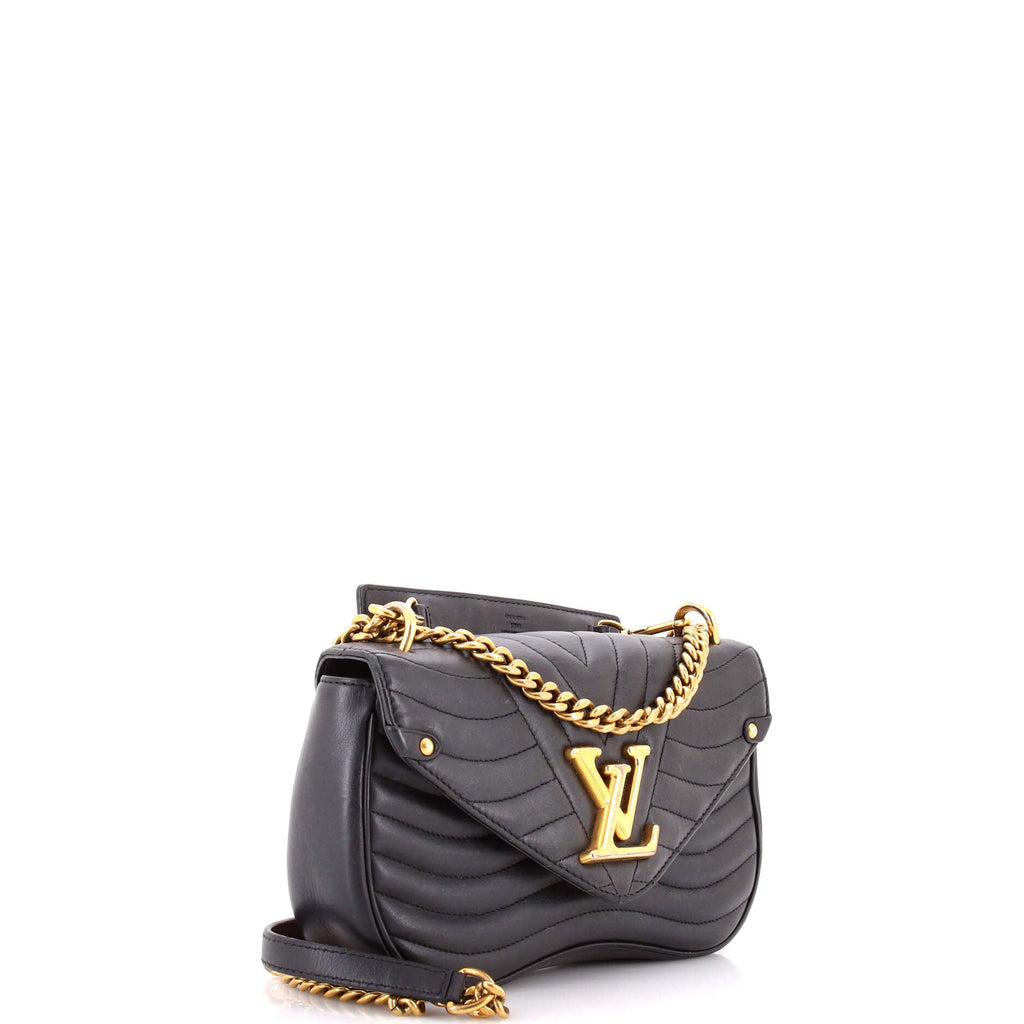 New Wave Chain Bag Quilted Leather MM