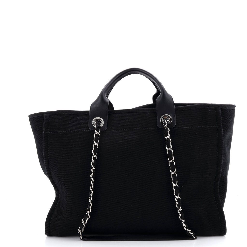 Deauville Tote Pearl Embellished Canvas Medium