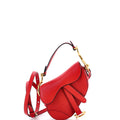 Saddle Handbag with Strap Leather Micro
