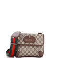 Neo Vintage Flap Messenger GG Coated Canvas Small