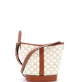 Bucket Bag Triomphe Coated Canvas Small