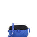 Color Burst Camera Bag Quilted Lambskin