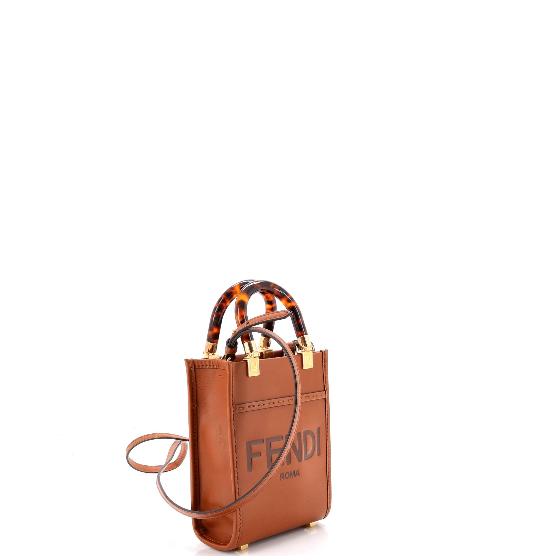 Sunshine Shopper Tote Leather Mini