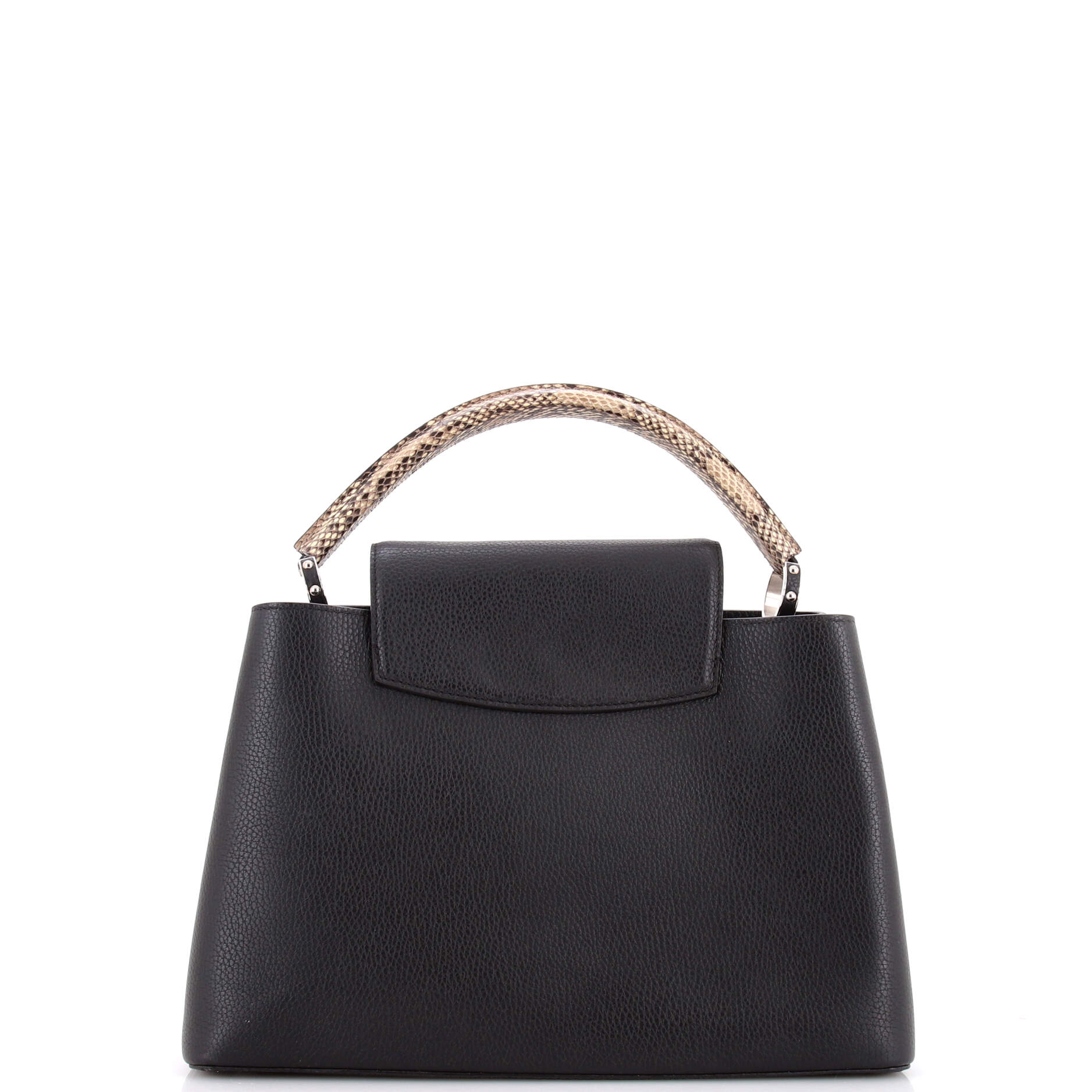 Capucines Bag Leather with Python MM