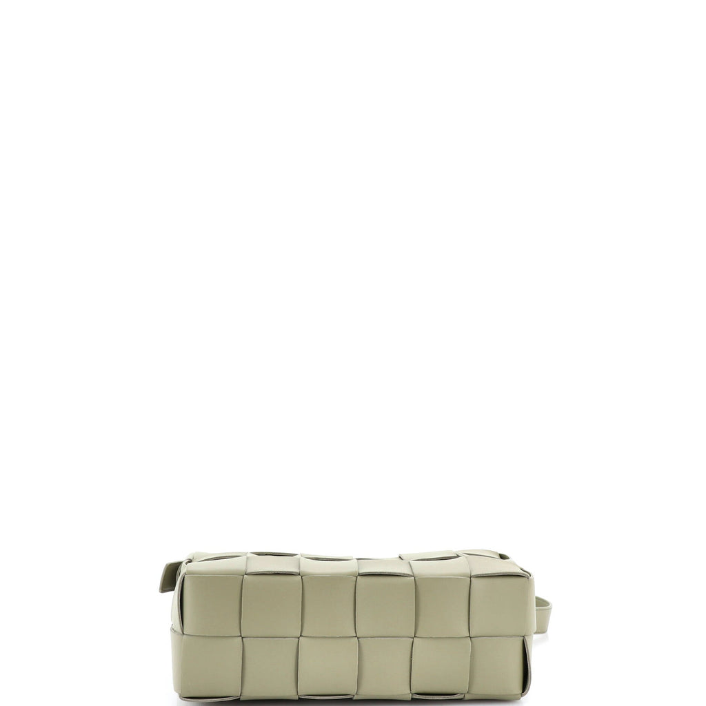 Brick Cassette Shoulder Bag Maxi Intrecciato Leather