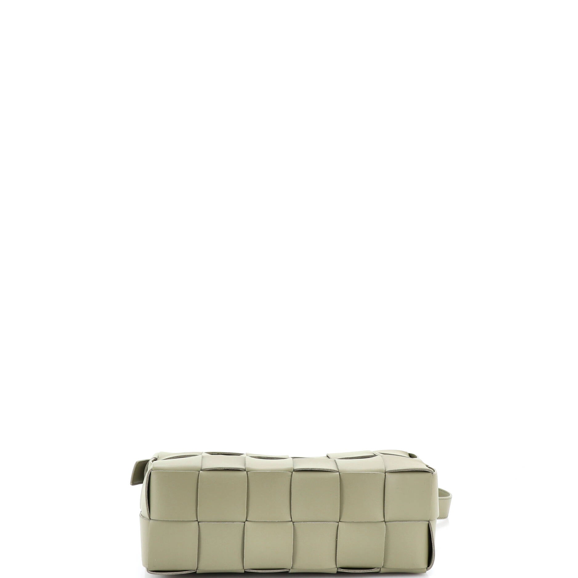 Brick Cassette Shoulder Bag Maxi Intrecciato Leather