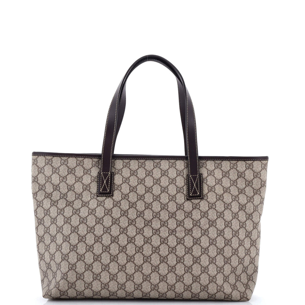 Plus Tote GG Coated Canvas with Leather Medium