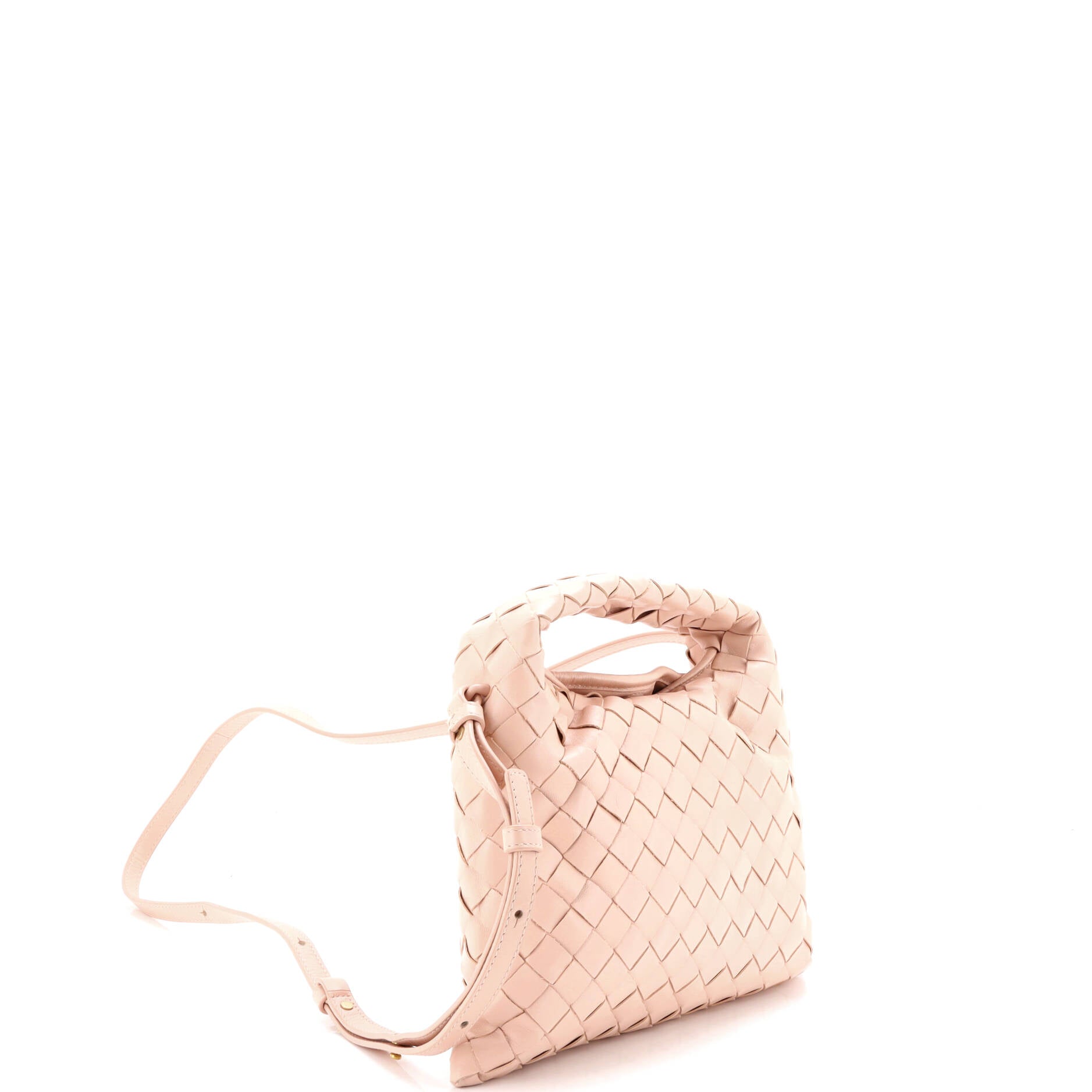 Hop Top Handle Bag Intrecciato Nappa Mini