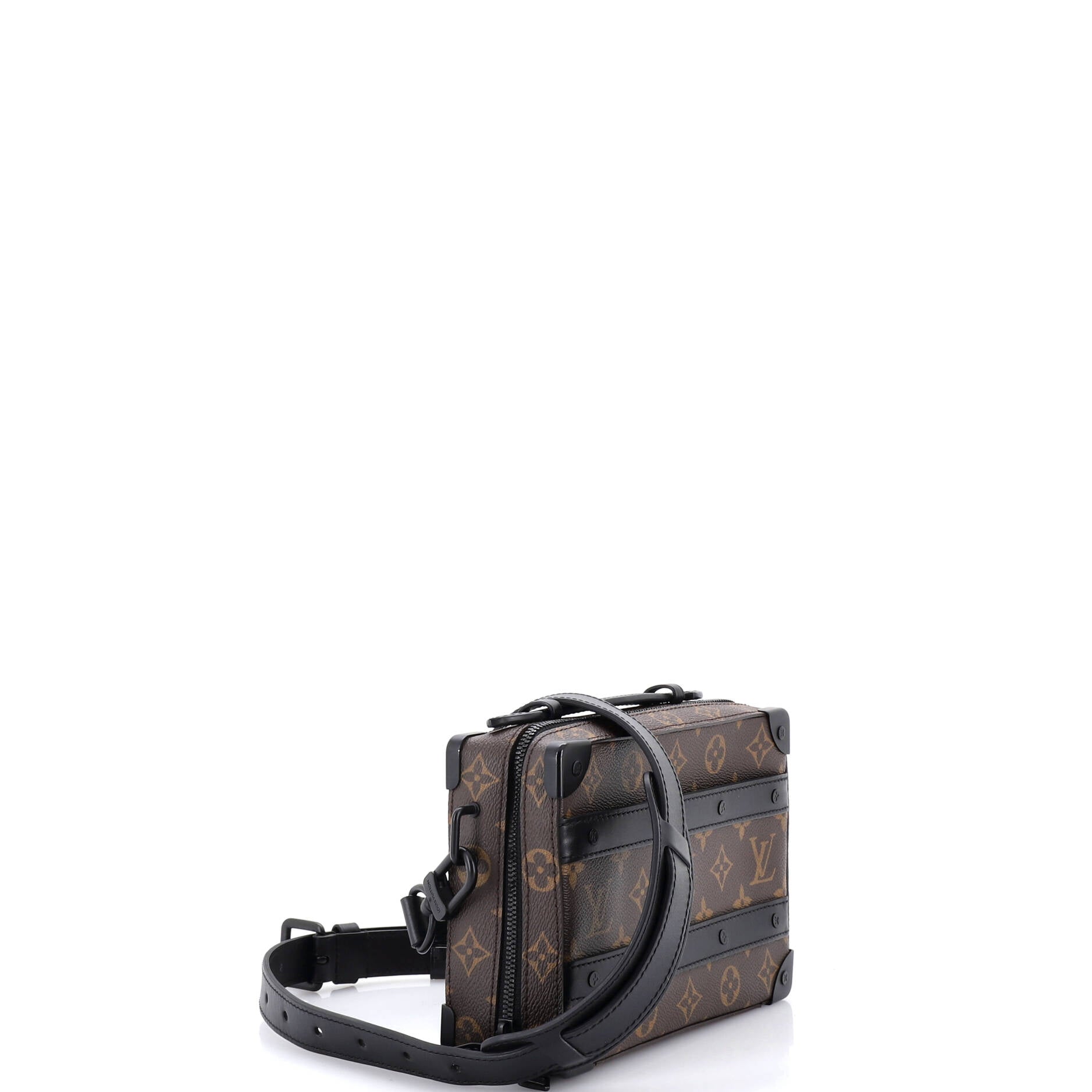 Handle Soft Trunk Bag Macassar Monogram Canvas