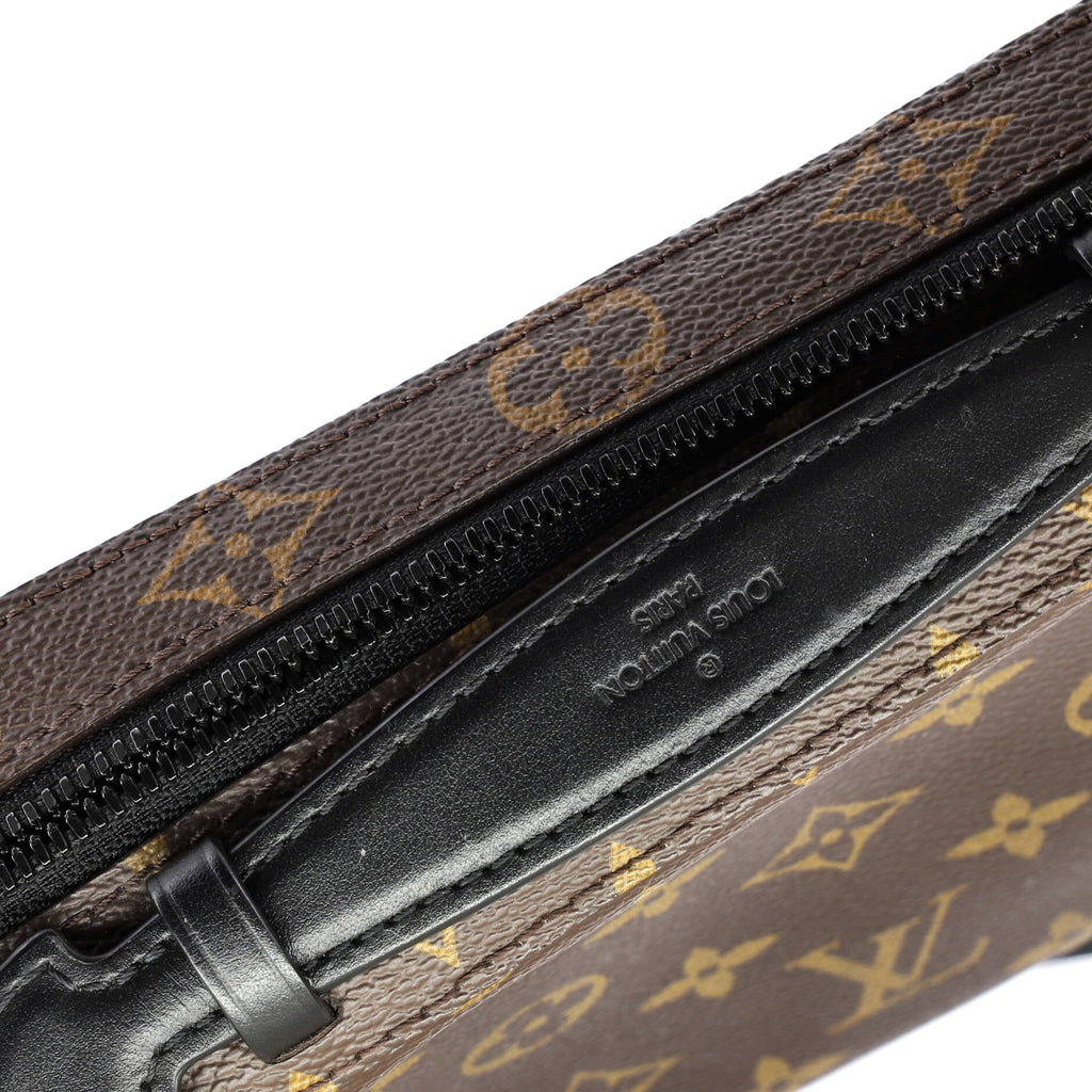 Handle Soft Trunk Bag Macassar Monogram Canvas