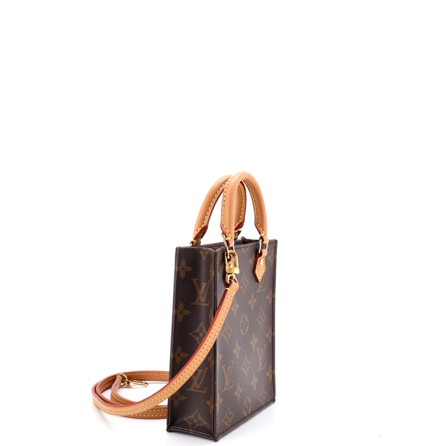 Petit Sac Plat Bag Monogram Canvas