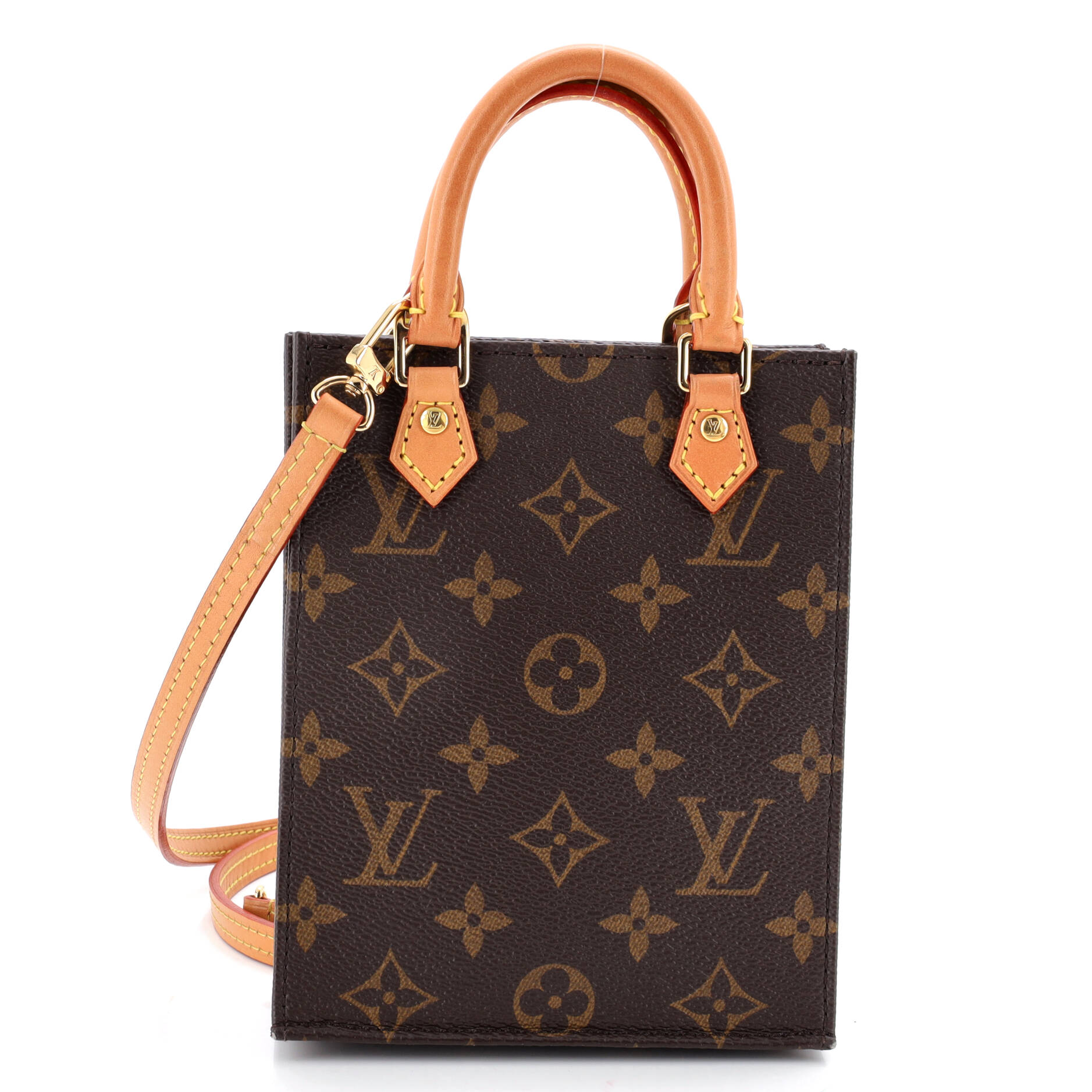 Petit Sac Plat Bag Monogram Canvas