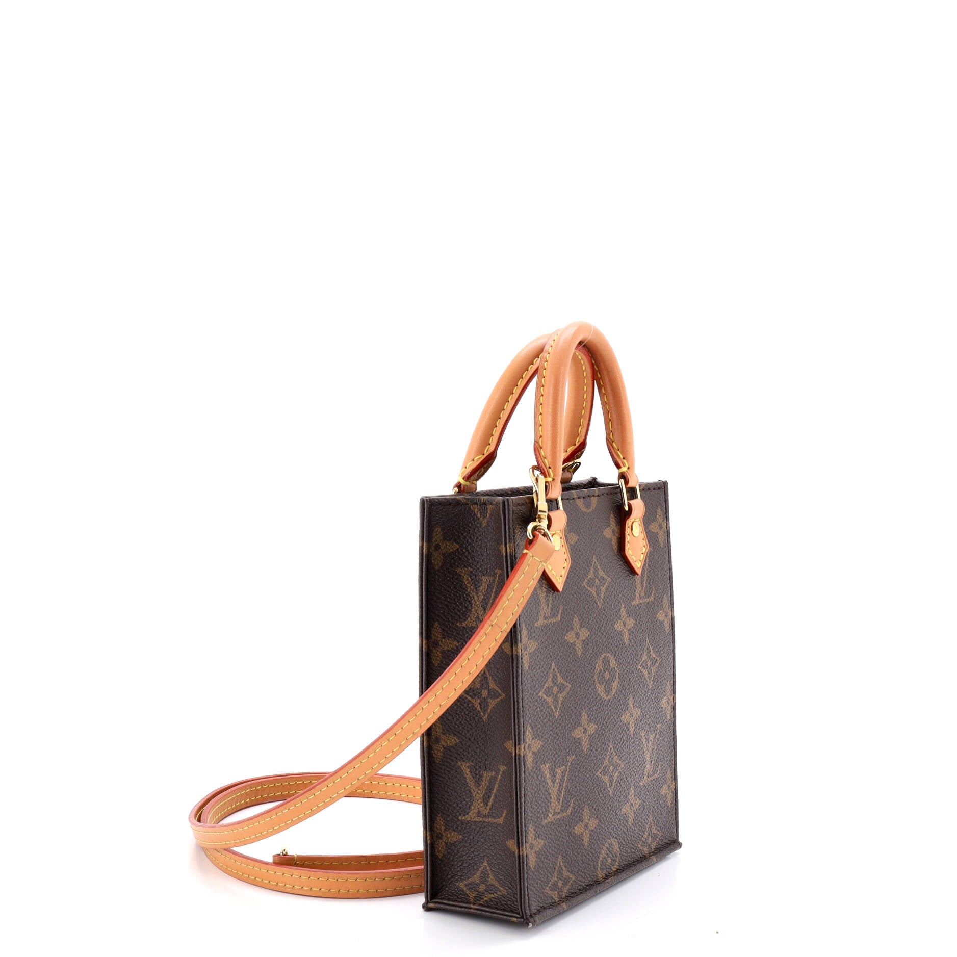 Petit Sac Plat Bag Monogram Canvas