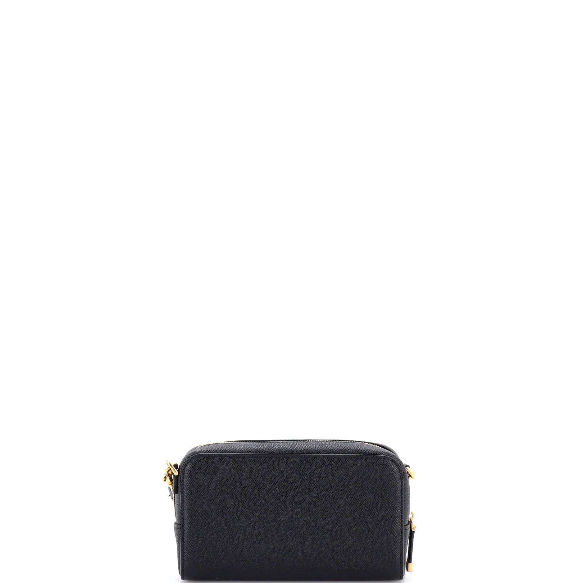 Caro Double Pouch Crossbody Bag Leather
