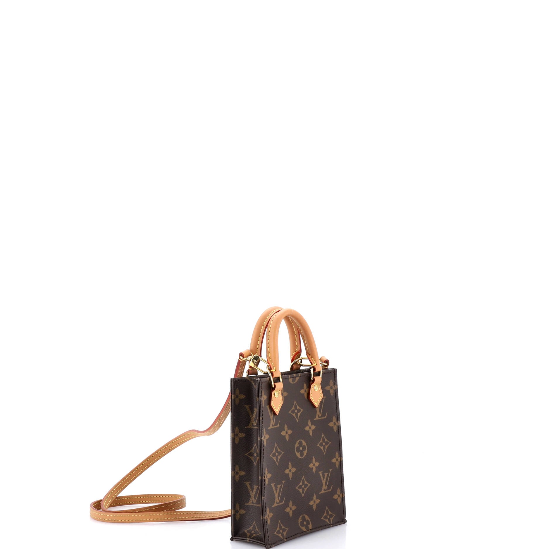 Petit Sac Plat Bag Monogram Canvas