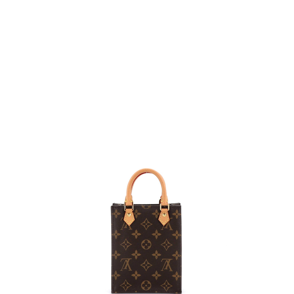 Petit Sac Plat Bag Monogram Canvas