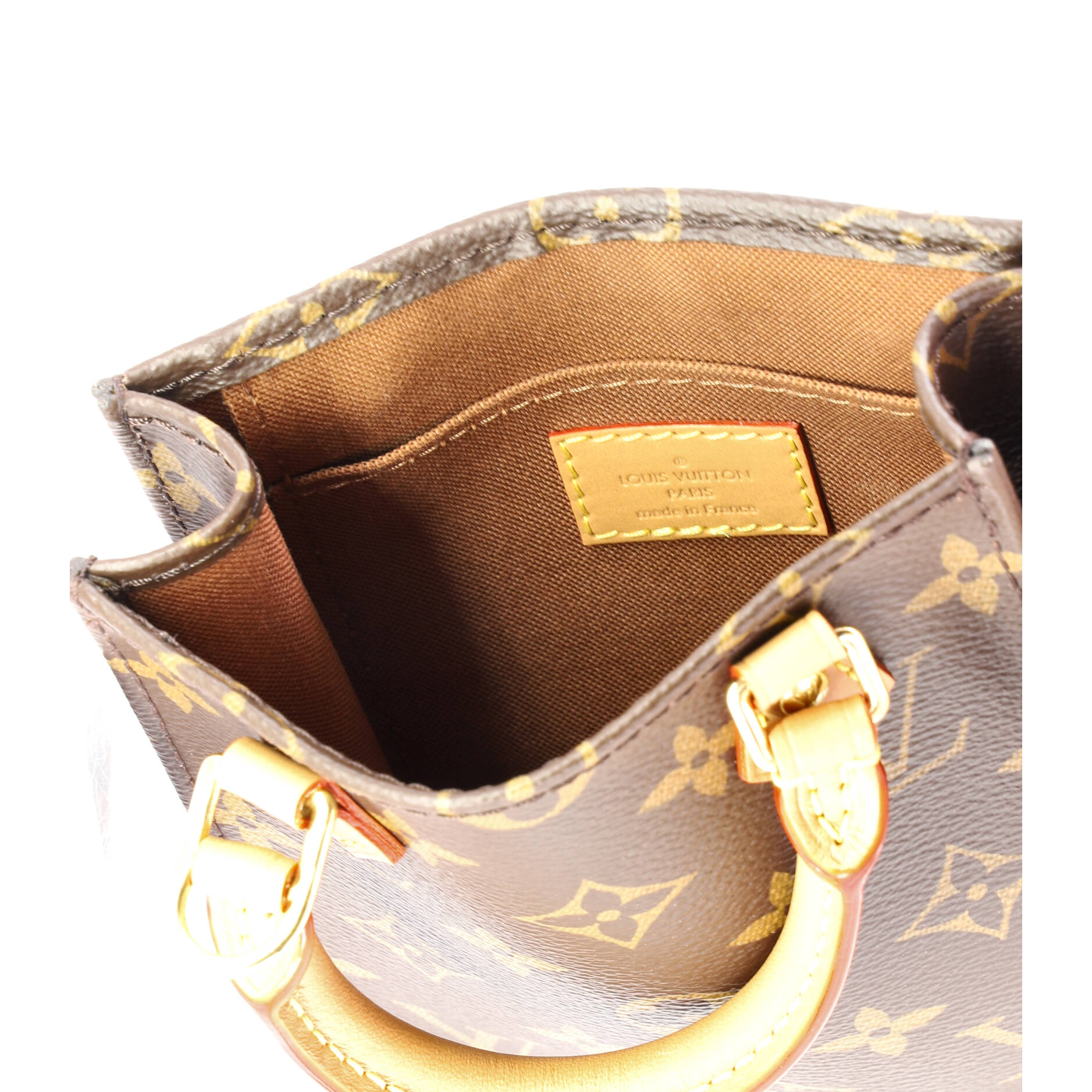 Petit Sac Plat Bag Monogram Canvas