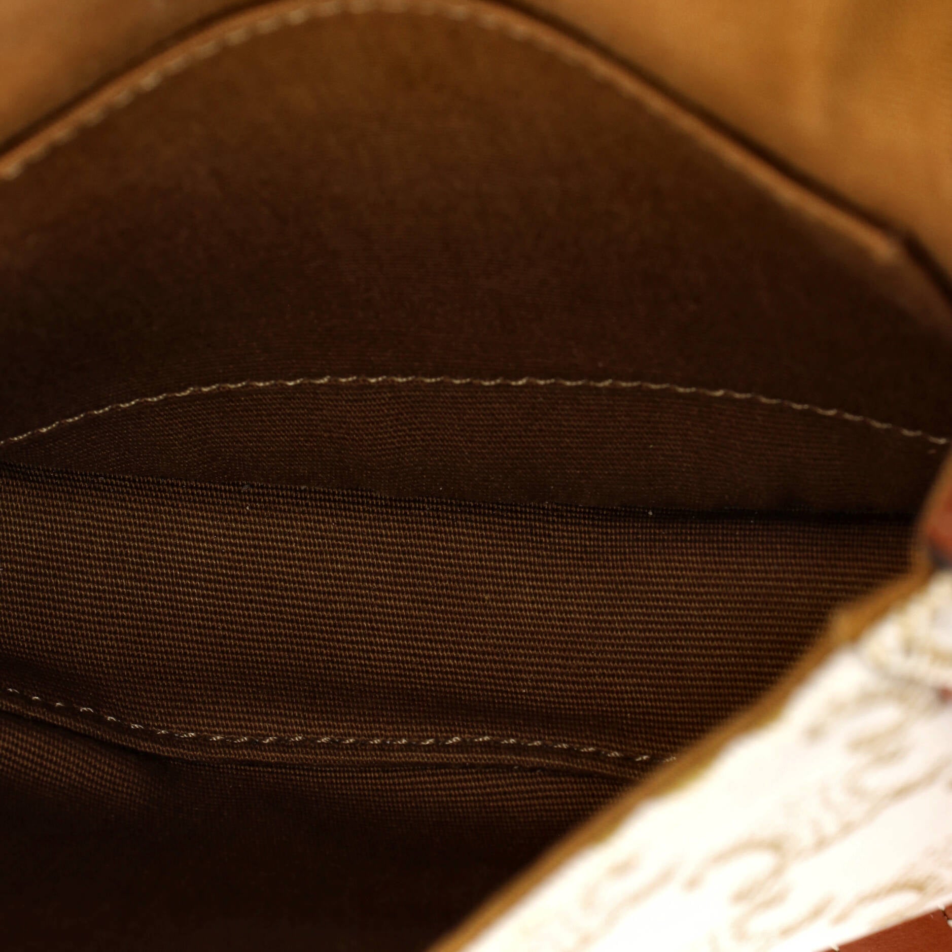 Besace Flap Bag Triomphe Coated Canvas Mini