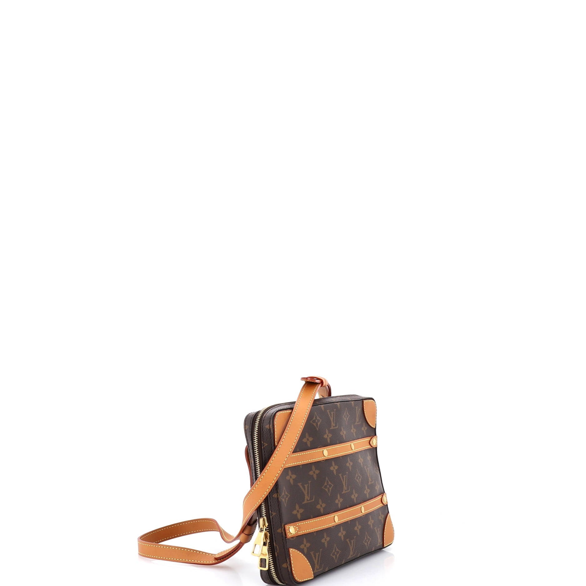 Soft Trunk Messenger Bag Monogram Canvas PM