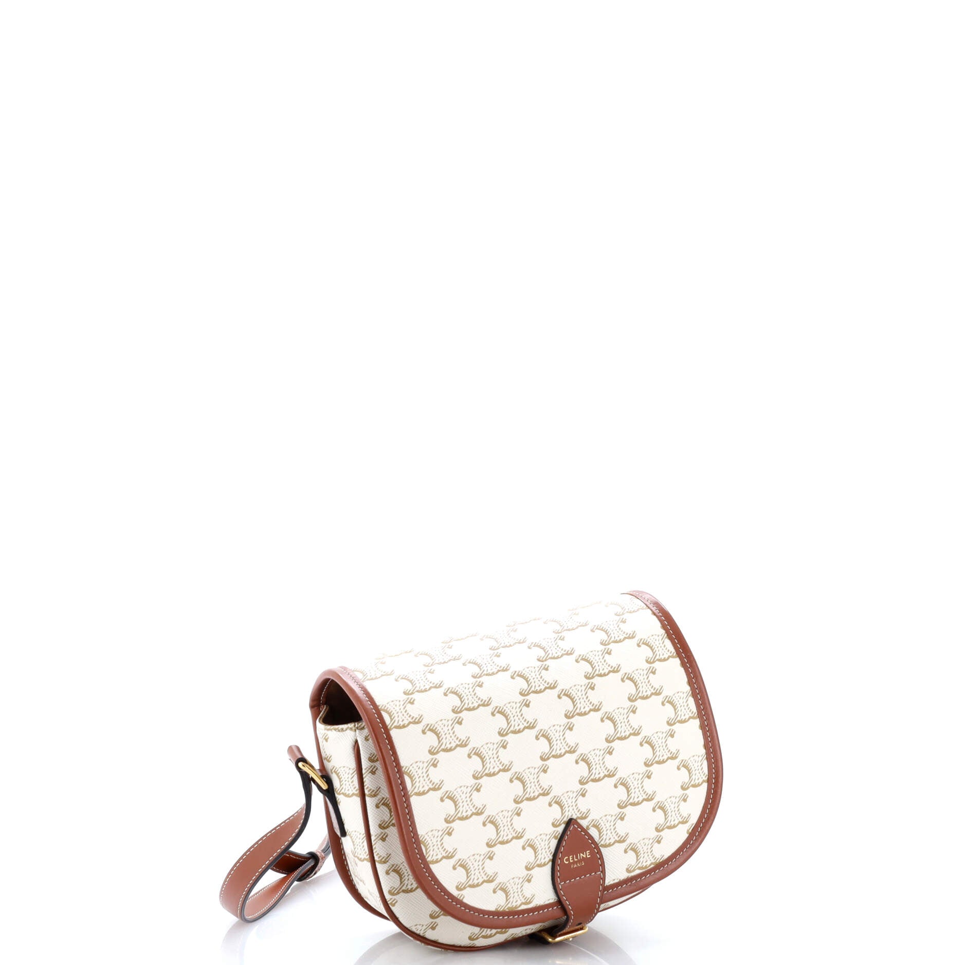 Folco Bag Triomphe Coated Canvas Medium