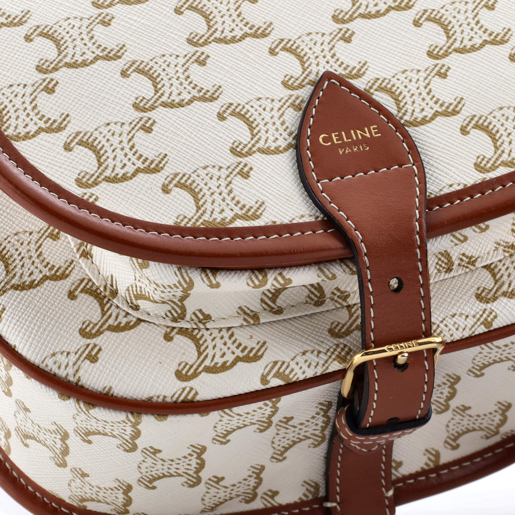 Folco Bag Triomphe Coated Canvas Medium