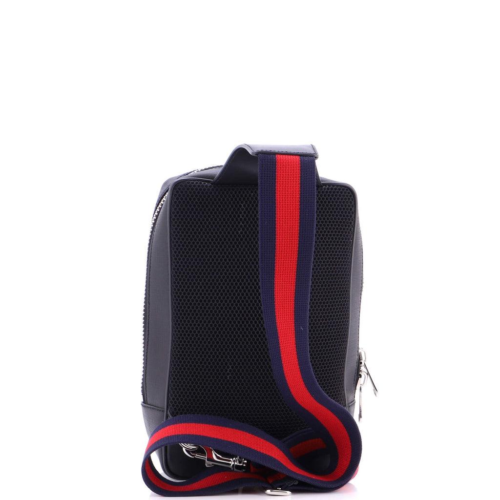 Soft Zip Sling Bag GG Coated Canvas Small